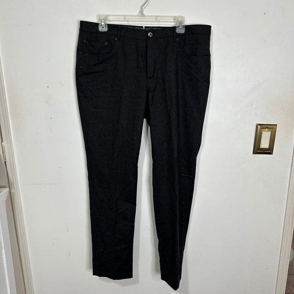 Pt01 Other - PT01 Traveller Super Slim Fit Wool Blend Stretch Trousers Grey Mens 36" READ